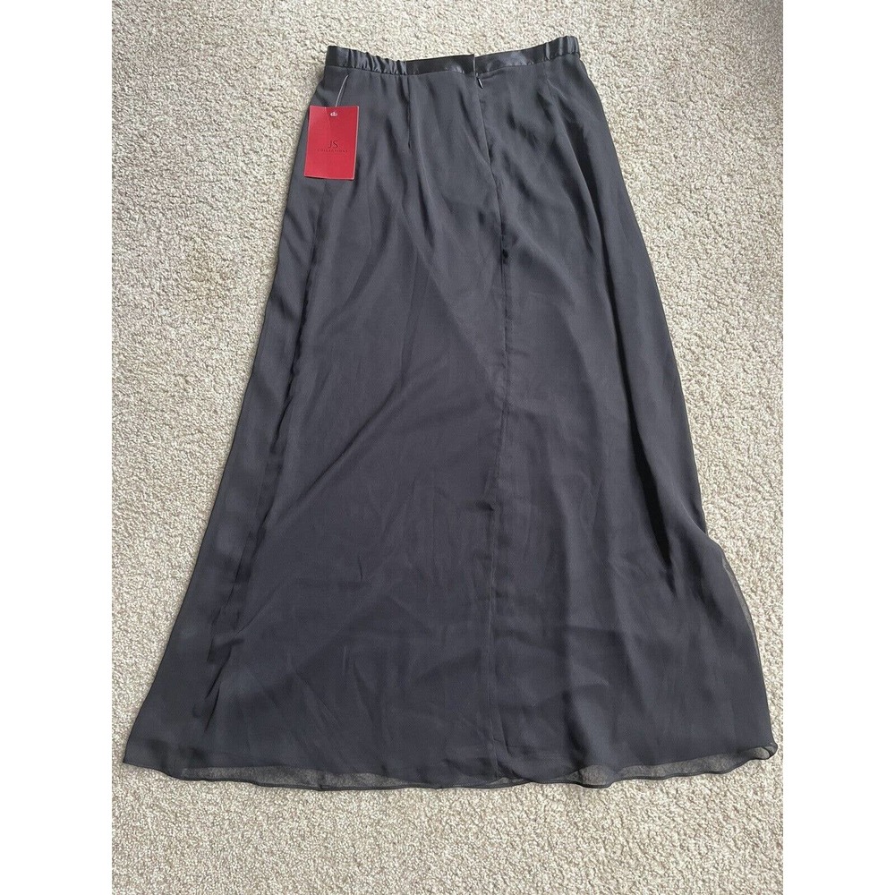 NEW JS Collection Macy's Size 12 Black Skirt *FREE SHIPPING*